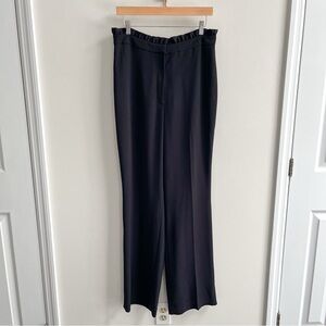 Express Black Wide Leg Super High Rise Dress Pants 10